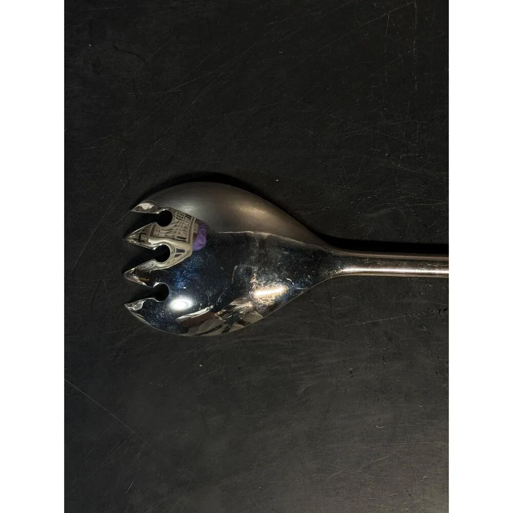 Vintage W.A. Italy Silverplate Pasta Serving Spoon 9